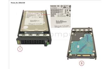 Fujitsu HD SAS 12G 300GB 15K pour Fujitsu PrimeQuest 3800E