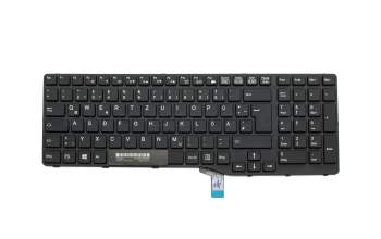 CP698978-01 original Fujitsu clavier DE (allemand) noir/noir abattue