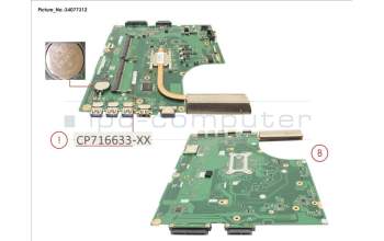 Fujitsu MAINBOARD ASSY I5 8250U pour Fujitsu LifeBook A359