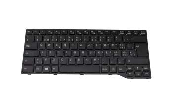 CP733750-XX original Fujitsu clavier CH (suisse) noir/noir abattue