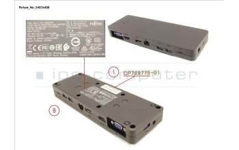 Fujitsu PORT REPLICATOR TACT 2 (TYPE-C) pour Fujitsu LifeBook E5510