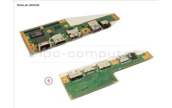 Fujitsu SUB BOARD, AUDIO/USB/LAN pour Fujitsu LifeBook U7510