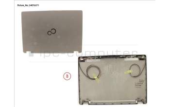 Fujitsu LCD BACK COVER ASSY pour Fujitsu LifeBook U7410