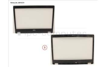 Fujitsu LCD FRONT COVER (W/O CAM) pour Fujitsu LifeBook U7410