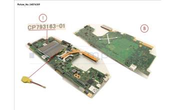 Fujitsu MAINBOARD ASSY I7 10510U pour Fujitsu LifeBook U7510