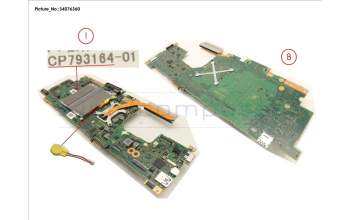 Fujitsu MAINBOARD ASSY I5 10310U pour Fujitsu LifeBook U7510