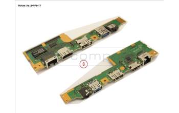 Fujitsu SUB BOARD, AUDIO/USB/LAN pour Fujitsu LifeBook E5510