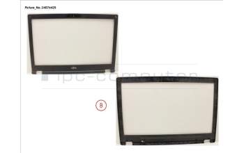 Fujitsu LCD FRONT COVER (HD, FOR RGB CAM) pour Fujitsu LifeBook E5510