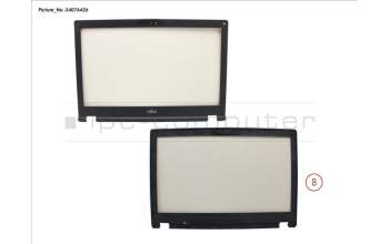 Fujitsu LCD FRONT COVER (HD, FOR HELLO CAM) pour Fujitsu LifeBook E5510
