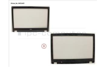 Fujitsu LCD FRONT COVER (FHD, FOR HELLO CAM) pour Fujitsu LifeBook E5510