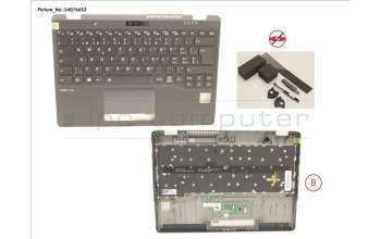 Fujitsu CP794069-XX UPPER ASSY INCL. KEYB SWISS FOR PV