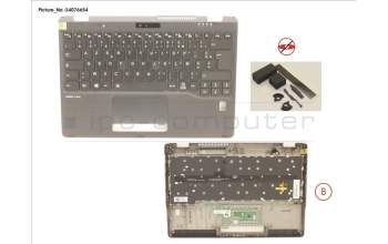 Fujitsu CP794070-XX UPPER ASSY INCL. KEYB FRANCE W/FP