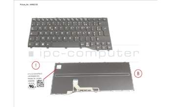 Fujitsu CP795669-XX KEYBOARD BLACK FRANCE