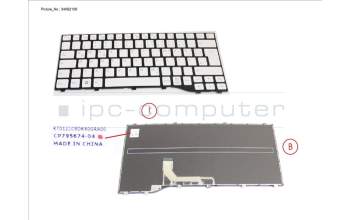 Fujitsu CP795674-XX KEYBOARD WHITE GERMANY