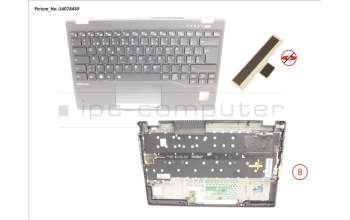 Fujitsu CP806869-XX UPPER ASSY INCL. KB SWISS W/PV(TBT)