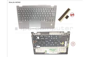 Fujitsu CP806872-XX UPPER ASSY INCL. KB FRANCE W/FP(TBT)