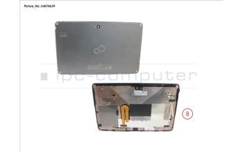 Fujitsu CP808404-XX LCD BACK COVER W/ FINGERPRINT