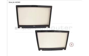 Fujitsu CP809795-XX LCD FRONT COVER FHD (W/ HELLO)