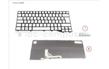 Fujitsu CP825798-XX KEYBOARD WHITE GERMAN WIN11