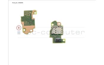 Fujitsu CP840572-XX SUB BOARD, SIM CARD