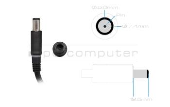 Chargeur 130 watts mince original pour Dell Inspiron M5110