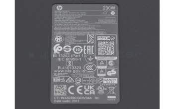 Chargeur 230 watts mince original pour HP EliteBook 8540p