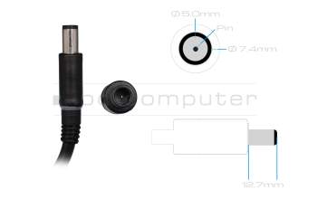Chargeur 240 watts mince original pour Dell Precision 15 (7510)