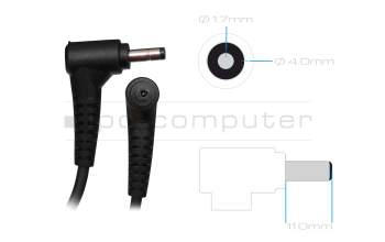 Chargeur 45 watts EU wallplug arrondie original pour Lenovo IdeaPad Slim 1-11AST-05 (81VR)