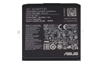 Chargeur 45 watts original pour Asus ExpertBook P1 P1501JA