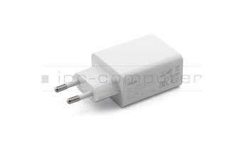 Chargeur USB 18 watts EU wallplug blanc original pour Asus MeMo Pad (ME172V)
