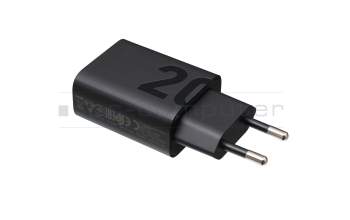 Chargeur USB 20 watts EU wallplug original pour Lenovo Tab M10 (HD) (ZA4G/ZA51/ZA4H/ZA4K)