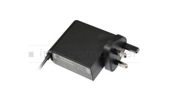 Chargeur USB-C 45 watts UK wallplug original pour Lenovo ThinkPad A475 (20KL/20KM)