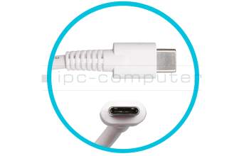 Chargeur USB-C 45 watts blanc original pour Acer Chromebook Spin 511 (CP511-1H)