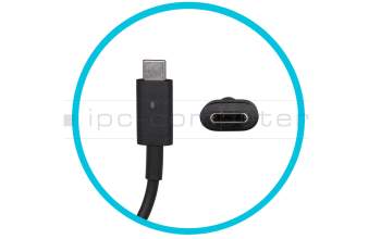 Chargeur USB-C 45 watts original pour Dell Latitude 12 2in1 (7210)