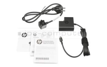 Chargeur USB-C 45 watts original pour HP Elite x2 1012 G1