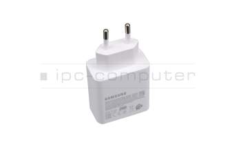 Chargeur USB-C 65 watts EU wallplug blanc original pour Samsung Galaxy Book Pro (NP935XDB)