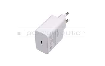 Chargeur USB-C 65 watts EU wallplug blanc original pour Samsung Galaxy Book2 Pro NP954XED