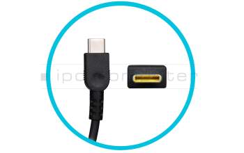 Chargeur USB-C 65 watts EU wallplug original pour Lenovo Yoga 7 14IRL8 (82YL)