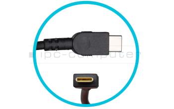 Chargeur USB-C 65 watts arrondie original pour Fujitsu Stylistic Q7311