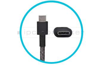 Chargeur USB-C 65 watts arrondie original pour HP Elite x2 1013 G3