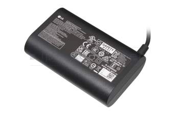 Chargeur USB-C 65 watts arrondie original pour LG Gram 16 2-in-1 (16T90Q)