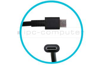Chargeur USB-C 65 watts normal original pour HP Envy x360 13-ag0100