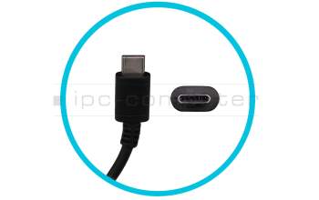 Chargeur USB-C 65 watts petit original pour Acer Chromebook Spin 11 (CP311-3H)