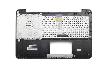 Clavier (DE) y compris top case (argent) pour Asus VivoBook F555UA