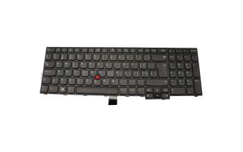 Clavier CH (suisse) noir/noir avec mouse stick original pour Lenovo ThinkPad E575 (20H8)