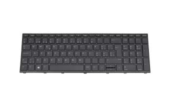 Clavier CH (suisse) noir/noir avec rétro-éclairage original pour HP ProBook 430 G5