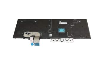 Clavier CH (suisse) noir/noir avec rétro-éclairage original pour Lenovo P15 Gen 2 (20YQ/20YR)