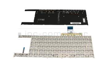 Clavier DE (allemand) anthracite avec rétro-éclairage original pour Asus ZenBook Duo UX481FA