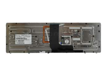 Clavier DE (allemand) anthracite/noir abattue avec rétro-éclairage et mouse stick original pour HP EliteBook 8570w