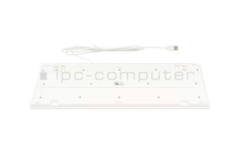 Clavier DE (allemand) blanc original pour Alienware 13 R2